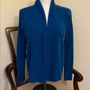 Barneys New York Cashmere Open Front Cardigan, Medium